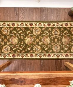 Well Woven Abbasi Custom Size Runner Traditional Green Choose Your Width X Choose Your Length Hallway Runner Rug 7 Well Woven Abbasi Custom Size Runner Traditional Green Choose Your Width X Choose Your Length Hallway Runner Rug