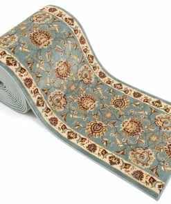 Well Woven Abbasi Custom Size Runner Traditional Light Blue Choose Your Width X Choose Your Length Hallway Runner Rug 6 Well Woven Abbasi Custom Size Runner Traditional Light Blue Choose Your Width X Choose Your Length Hallway Runner Rug