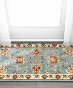 Well Woven Oriental & Persian Abbasi Light Blue Traditional Rug
