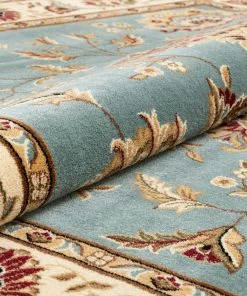 Well Woven Oriental & Persian Abbasi Light Blue Traditional Rug