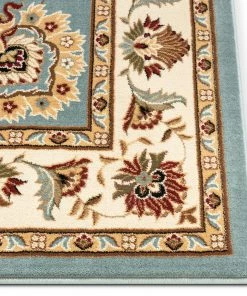 Well Woven Oriental & Persian Abbasi Light Blue Traditional Rug
