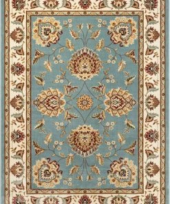 Well Woven Oriental & Persian Abbasi Light Blue Traditional Rug