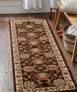 Well Woven Abbasi Brown Traditional Rug 33 Well Woven Abbasi Brown Traditional Rug