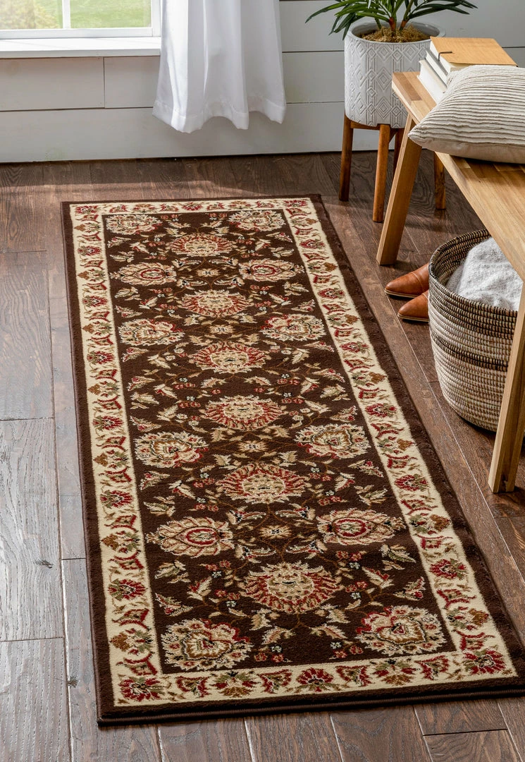 Well Woven Abbasi Brown Traditional Rug 17 Well Woven Abbasi Brown Traditional Rug