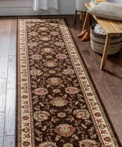 Well Woven Abbasi Brown Traditional Rug 30 Well Woven Abbasi Brown Traditional Rug