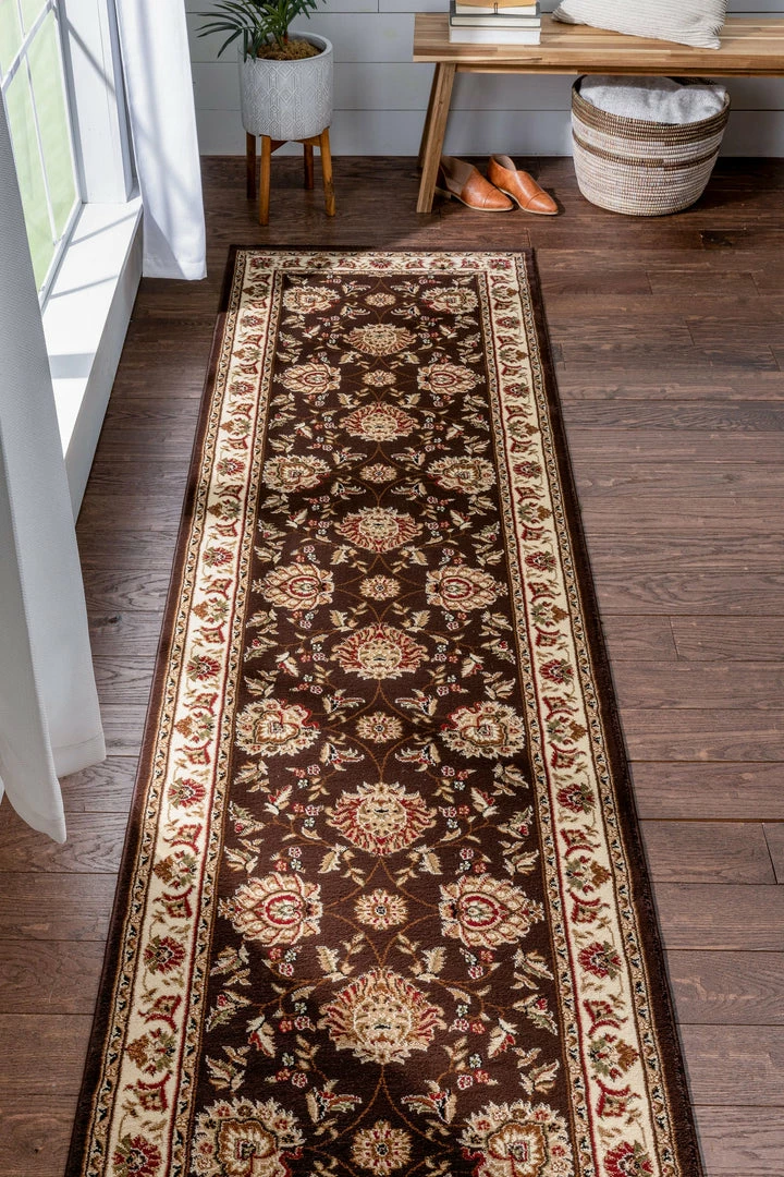 Well Woven Abbasi Brown Traditional Rug 11 Well Woven Abbasi Brown Traditional Rug