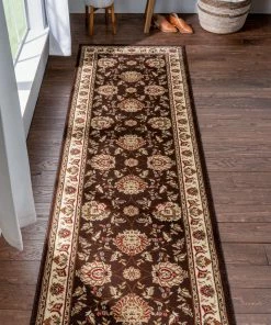 Well Woven Abbasi Brown Traditional Rug 31 Well Woven Abbasi Brown Traditional Rug