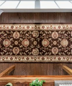 Well Woven Abbasi Brown Traditional Rug 32 Well Woven Abbasi Brown Traditional Rug