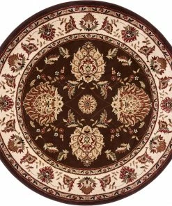 Well Woven Abbasi Brown Traditional Rug 23 Well Woven Abbasi Brown Traditional Rug