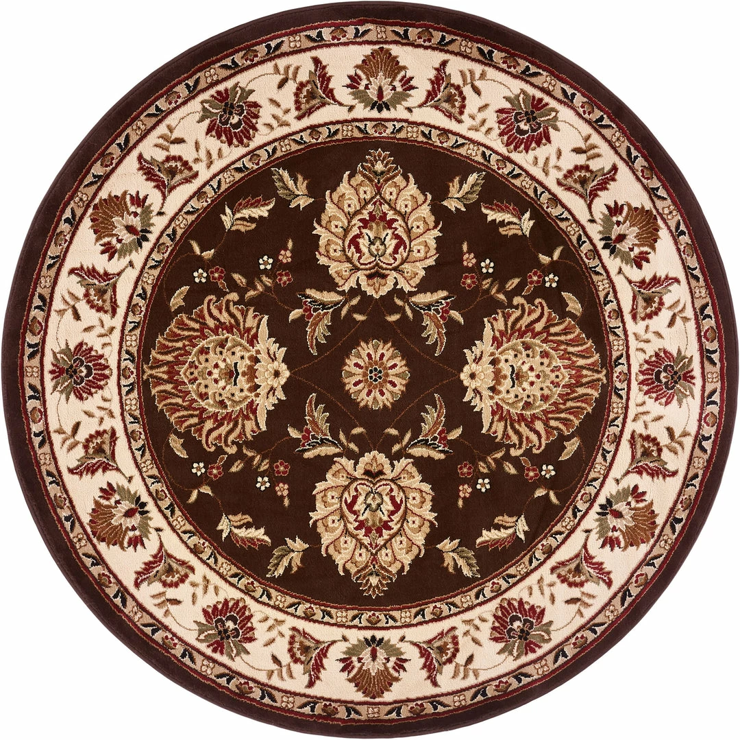 Well Woven Abbasi Brown Traditional Rug 7 Well Woven Abbasi Brown Traditional Rug