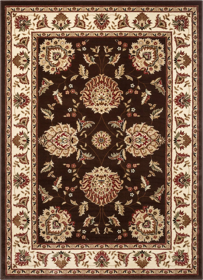 Well Woven Abbasi Brown Traditional Rug 1 Well Woven Abbasi Brown Traditional Rug