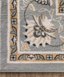 Well Woven Abbasi Grey Traditional Rug Oriental & Persian