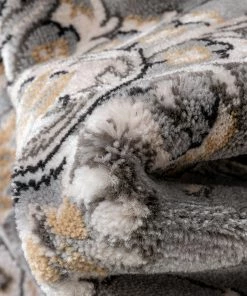 Well Woven Abbasi Grey Traditional Rug Oriental & Persian