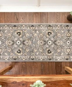 Well Woven Abbasi Custom Size Runner Traditional Grey Choose Your Width X Choose Your Length Hallway Runner Rug Grey & Silver 7 Well Woven Abbasi Custom Size Runner Traditional Grey Choose Your Width X Choose Your Length Hallway Runner Rug Grey & Silver