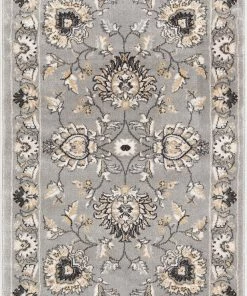 Well Woven Abbasi Grey Traditional Rug Oriental & Persian