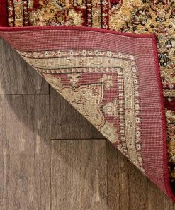 Well Woven Mina-Khani Red Traditional Rug Oriental & Persian