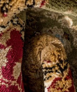 Well Woven Mina-Khani Red Traditional Rug Oriental & Persian