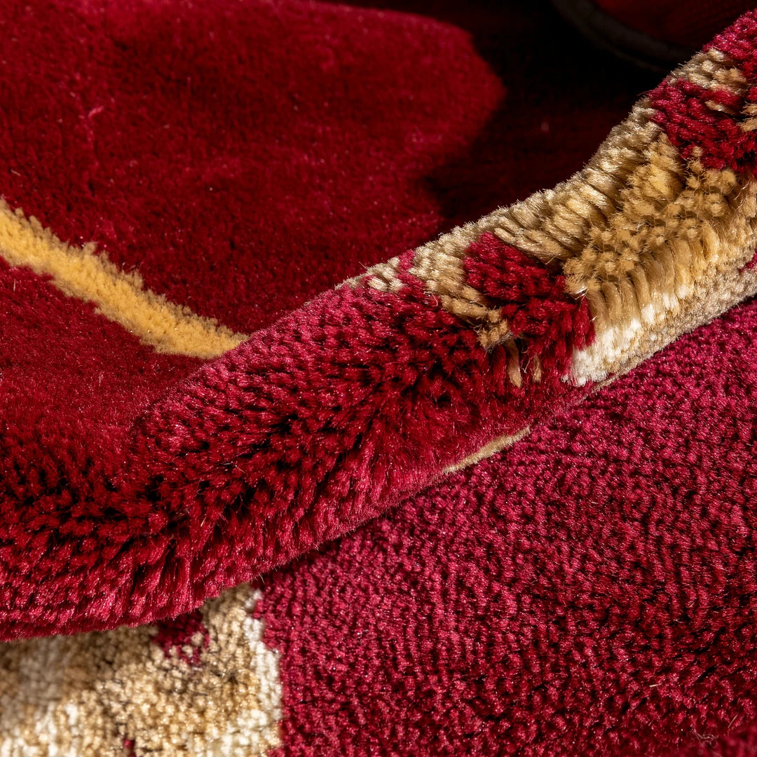 Well Woven Fleur De Lis Red Formal Rug 3 Well Woven Fleur De Lis Red Formal Rug