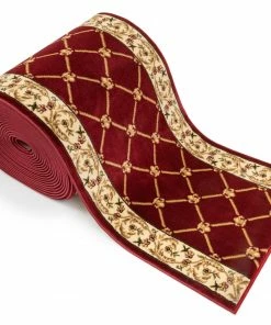 Well Woven Fleur De Lis Custom Size Runner Formal Red 31 Inch Wide X Choose Your Length Hallway Runner Rug 6 Well Woven Fleur De Lis Custom Size Runner Formal Red 31 Inch Wide X Choose Your Length Hallway Runner Rug