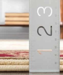 Well Woven Oriental & Persian Fleur De Lis Ivory Formal Rug 24 Well Woven Oriental & Persian Fleur De Lis Ivory Formal Rug