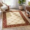 Well Woven Oriental & Persian Fleur De Lis Ivory Formal Rug