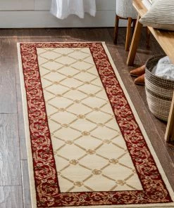 Well Woven Oriental & Persian Fleur De Lis Ivory Formal Rug 33 Well Woven Oriental & Persian Fleur De Lis Ivory Formal Rug