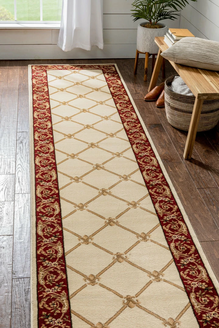 Well Woven Oriental & Persian Fleur De Lis Ivory Formal Rug 14 Well Woven Oriental & Persian Fleur De Lis Ivory Formal Rug