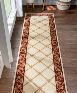 Well Woven Oriental & Persian Fleur De Lis Ivory Formal Rug 31 Well Woven Oriental & Persian Fleur De Lis Ivory Formal Rug