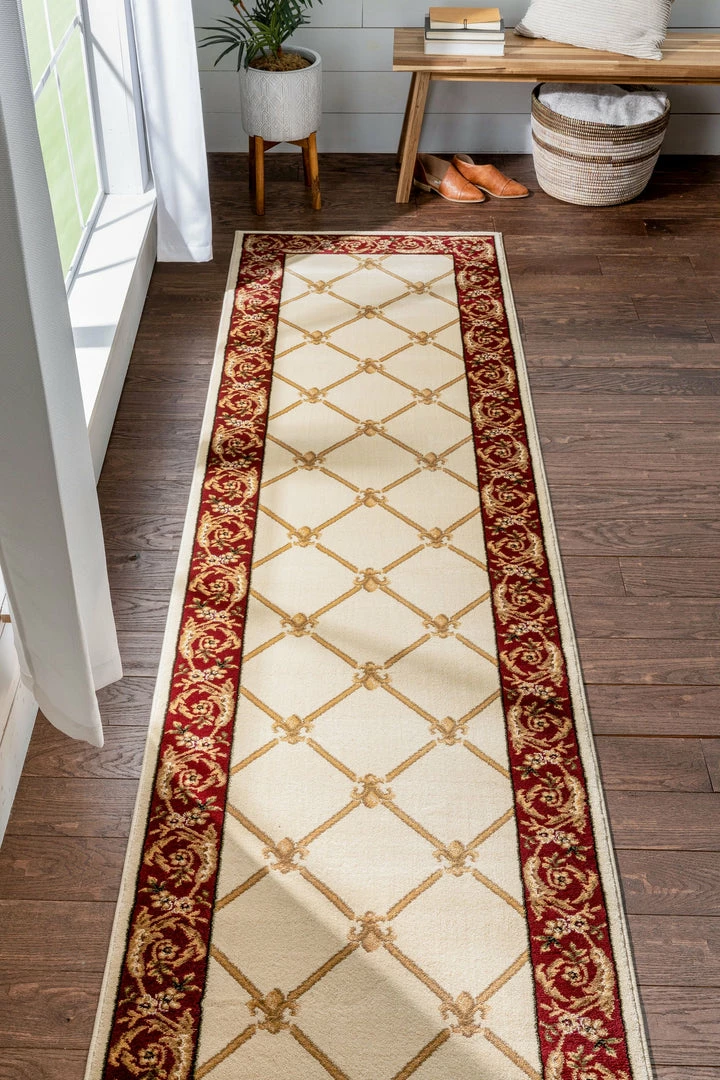 Well Woven Oriental & Persian Fleur De Lis Ivory Formal Rug 15 Well Woven Oriental & Persian Fleur De Lis Ivory Formal Rug