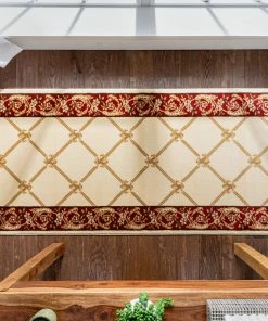 Well Woven Oriental & Persian Fleur De Lis Ivory Formal Rug 32 Well Woven Oriental & Persian Fleur De Lis Ivory Formal Rug