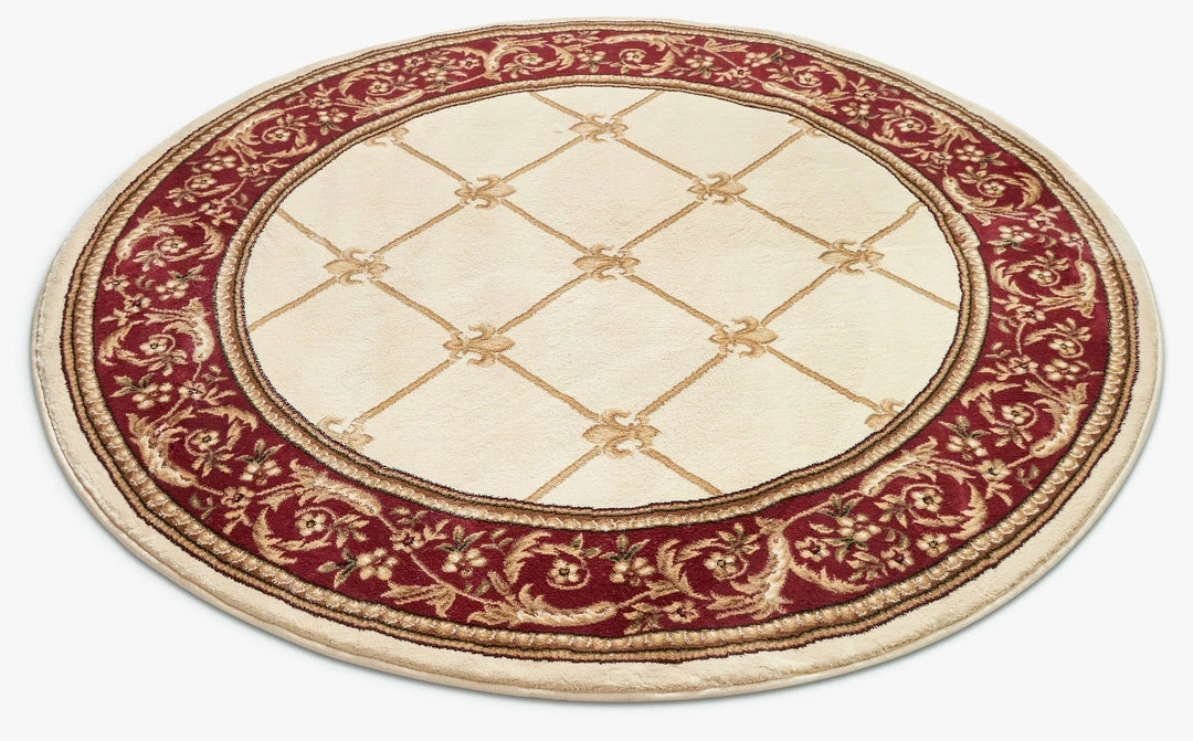 Well Woven Oriental & Persian Fleur De Lis Ivory Formal Rug 11 Well Woven Oriental & Persian Fleur De Lis Ivory Formal Rug