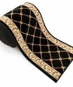 Well Woven Fleur De Lis Custom Size Runner Formal Black Choose Your Width X Choose Your Length Hallway Runner Rug 6 Well Woven Fleur De Lis Custom Size Runner Formal Black Choose Your Width X Choose Your Length Hallway Runner Rug