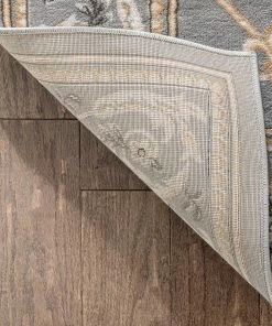 Well Woven Oriental & Persian Fleur De Lis Grey Traditional Rug