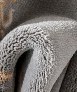 Well Woven Oriental & Persian Fleur De Lis Grey Traditional Rug