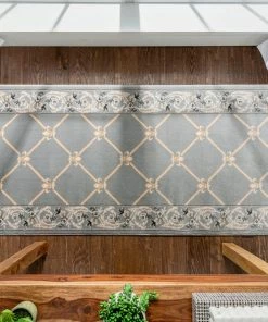 Well Woven Oriental & Persian Fleur De Lis Grey Traditional Rug