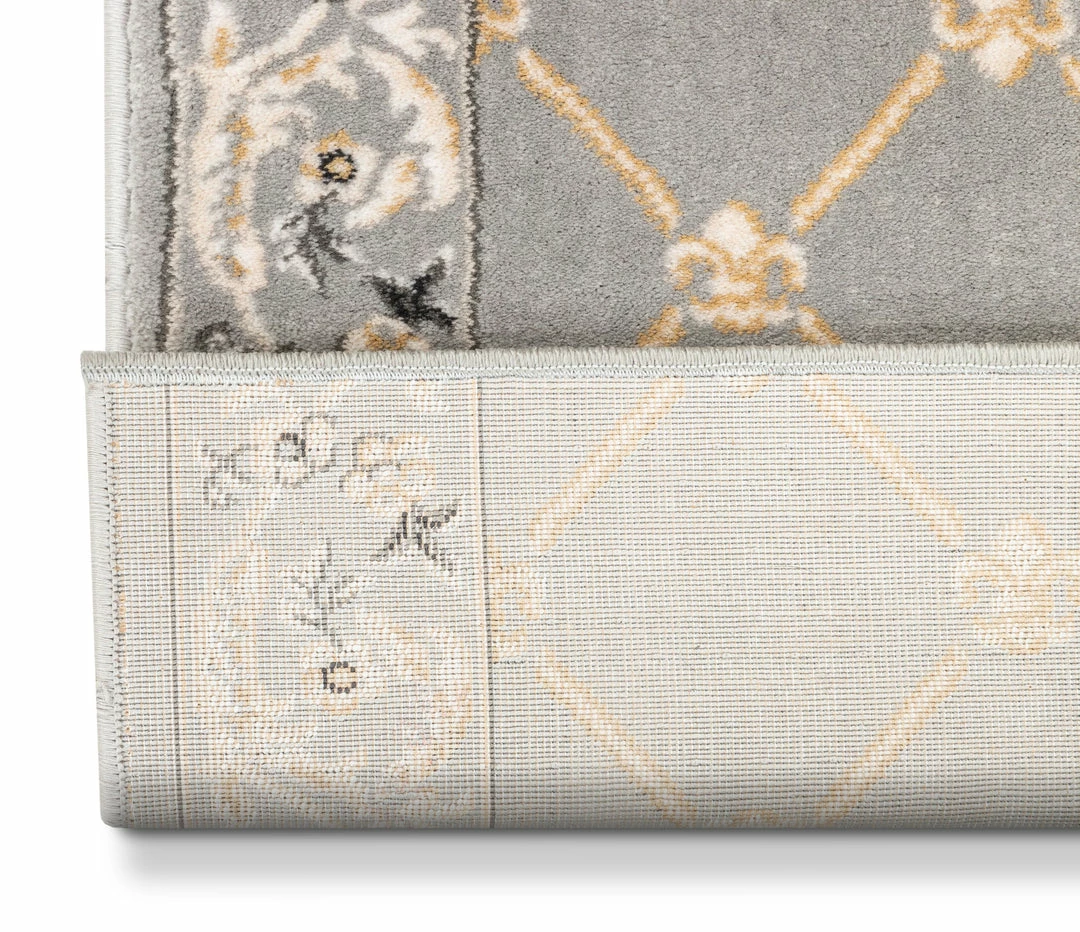 Well Woven Fleur De Lis Custom Size Runner Traditional Grey Choose Your Width X Choose Your Length Hallway Runner Rug Grey & Silver 2 Well Woven Fleur De Lis Custom Size Runner Traditional Grey Choose Your Width X Choose Your Length Hallway Runner Rug Grey & Silver