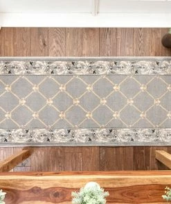 Well Woven Fleur De Lis Custom Size Runner Traditional Grey Choose Your Width X Choose Your Length Hallway Runner Rug Grey & Silver 7 Well Woven Fleur De Lis Custom Size Runner Traditional Grey Choose Your Width X Choose Your Length Hallway Runner Rug Grey & Silver