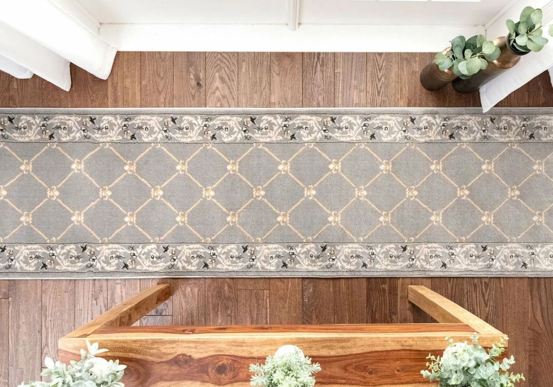 Well Woven Fleur De Lis Custom Size Runner Traditional Grey Choose Your Width X Choose Your Length Hallway Runner Rug Grey & Silver 4 Well Woven Fleur De Lis Custom Size Runner Traditional Grey Choose Your Width X Choose Your Length Hallway Runner Rug Grey & Silver