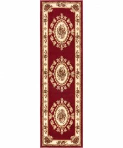 Well Woven Le Petit Palais Red Traditional Rug