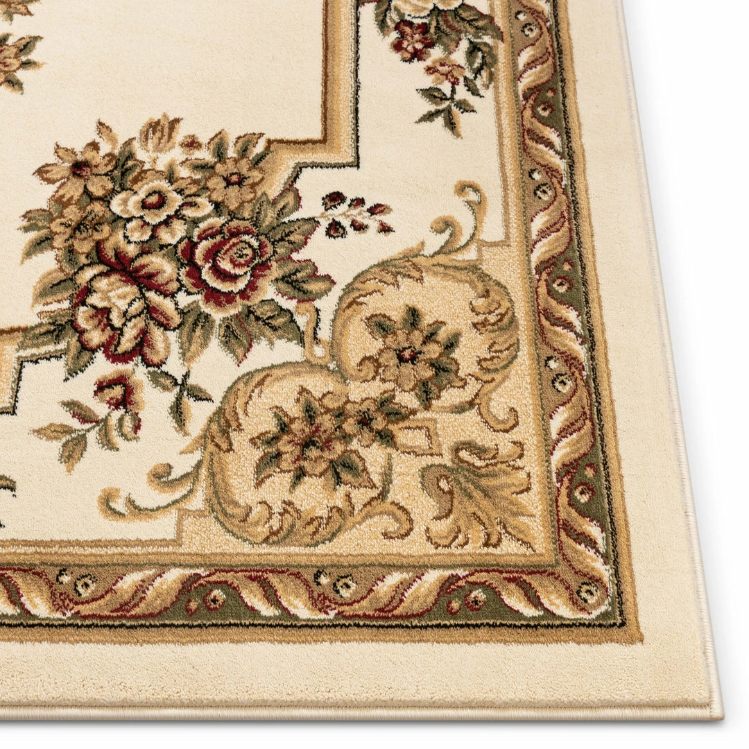 Well Woven 3'x5' Le Petit Palais Ivory Traditional Rug 3 Well Woven 3'x5' Le Petit Palais Ivory Traditional Rug