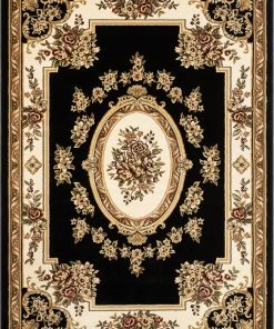 Well Woven Le Petit Palais Black Traditional Rug Oriental & Persian