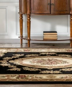 Well Woven Le Petit Palais Black Traditional Rug Oriental & Persian