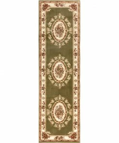 Well Woven Le Petit Palais Green Traditional Rug
