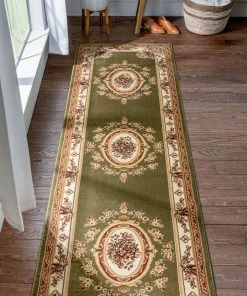 Well Woven Le Petit Palais Green Traditional Rug