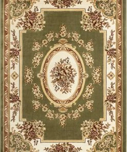 Well Woven Le Petit Palais Green Traditional Rug