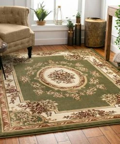 Well Woven Le Petit Palais Green Traditional Rug