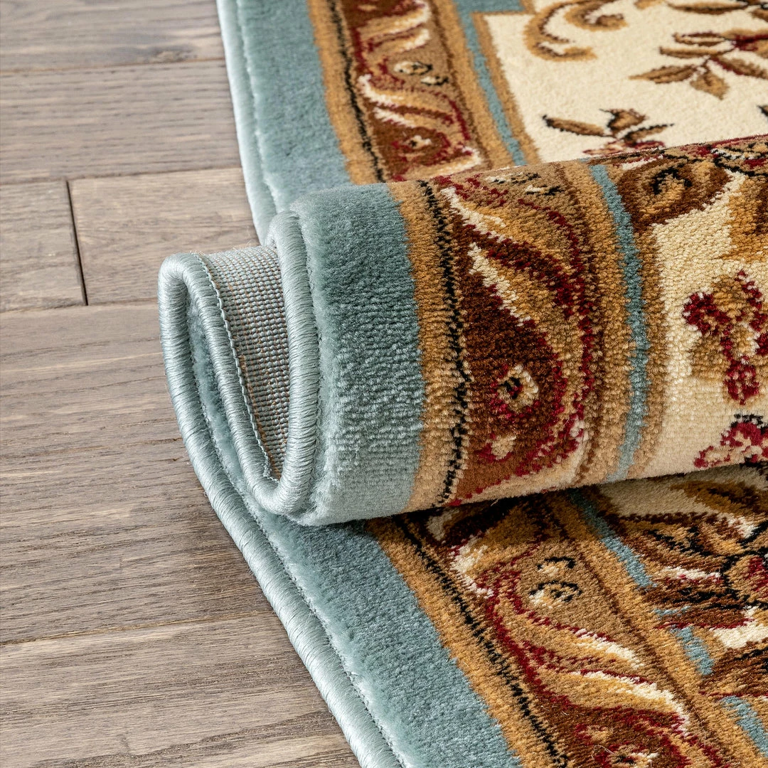 Well Woven Le Petit Palais Light Blue Traditional Rug 7 Well Woven Le Petit Palais Light Blue Traditional Rug