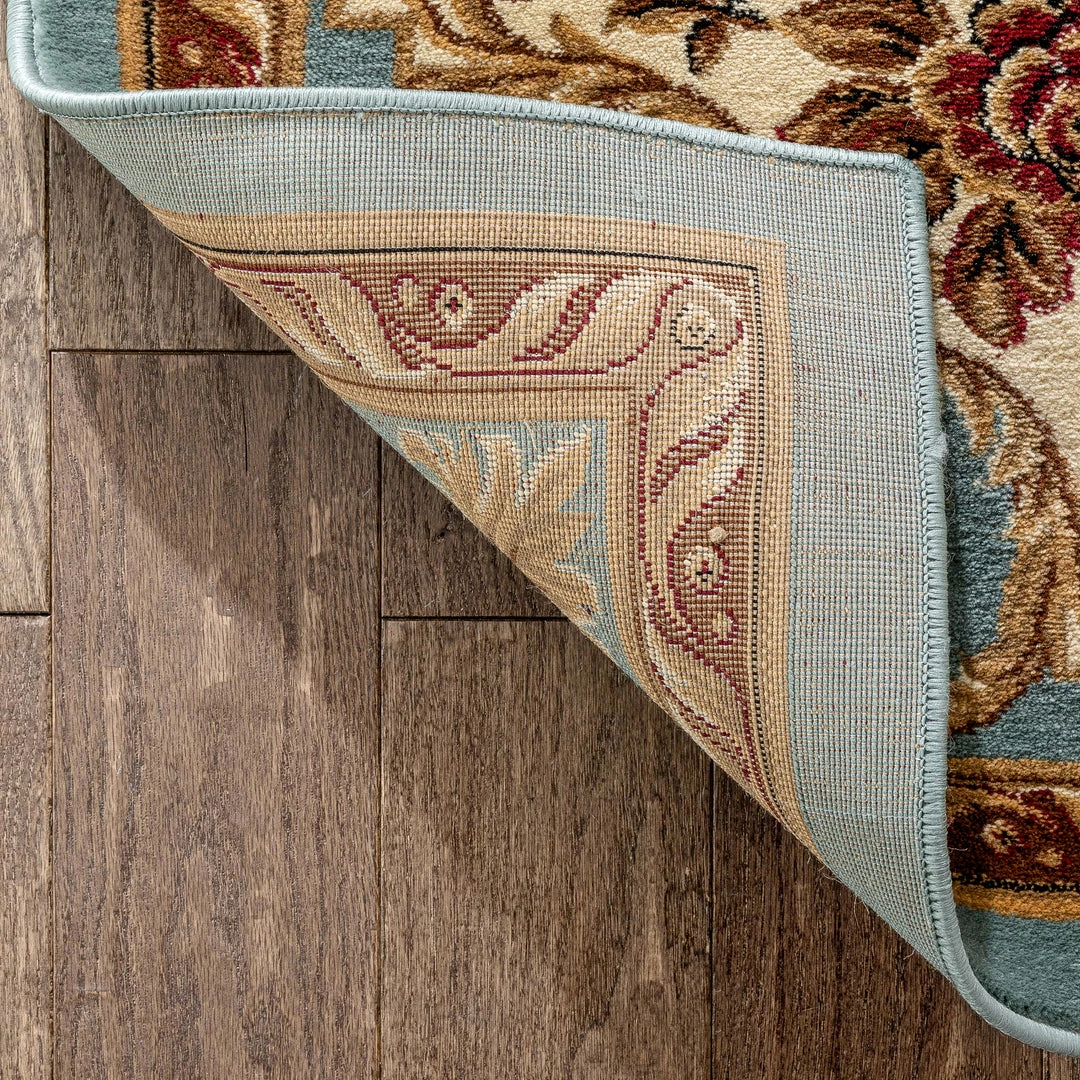 Well Woven Le Petit Palais Light Blue Traditional Rug 5 Well Woven Le Petit Palais Light Blue Traditional Rug