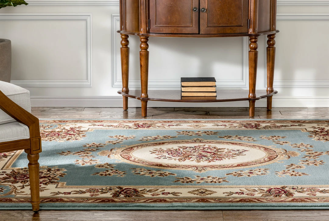 Well Woven Le Petit Palais Light Blue Traditional Rug 6 Well Woven Le Petit Palais Light Blue Traditional Rug