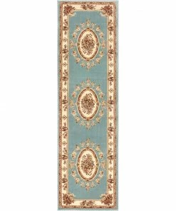 Well Woven Le Petit Palais Light Blue Traditional Rug 25 Well Woven Le Petit Palais Light Blue Traditional Rug